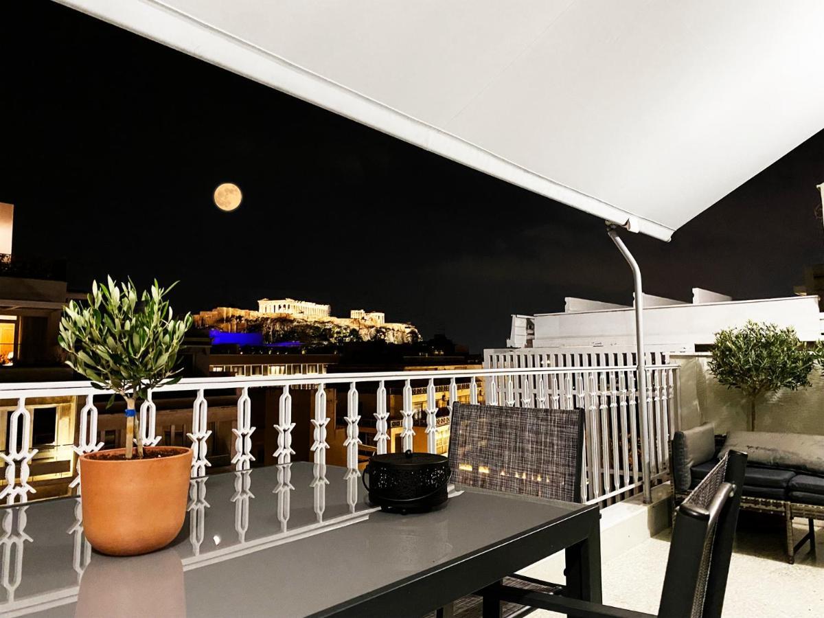 Parthenon And Syntagma Square View Apartment Athene Buitenkant foto
