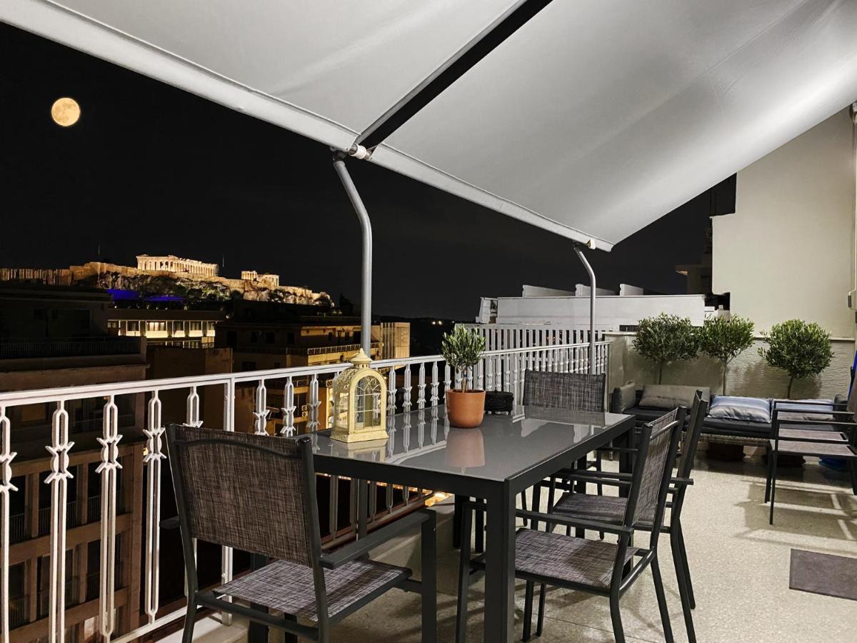 Parthenon And Syntagma Square View Apartment Athene Buitenkant foto