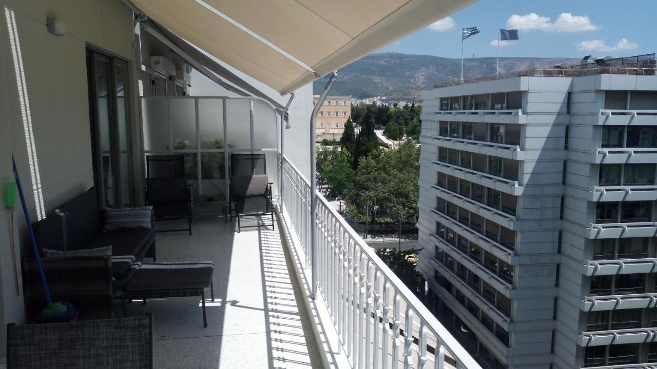 Parthenon And Syntagma Square View Apartment Athene Buitenkant foto
